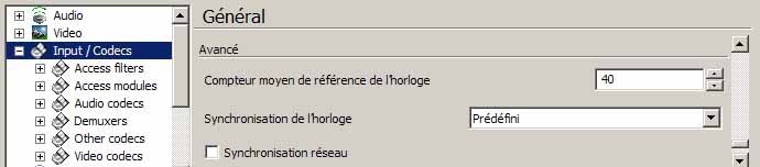 Synchronisation de l'horloge et du réseau